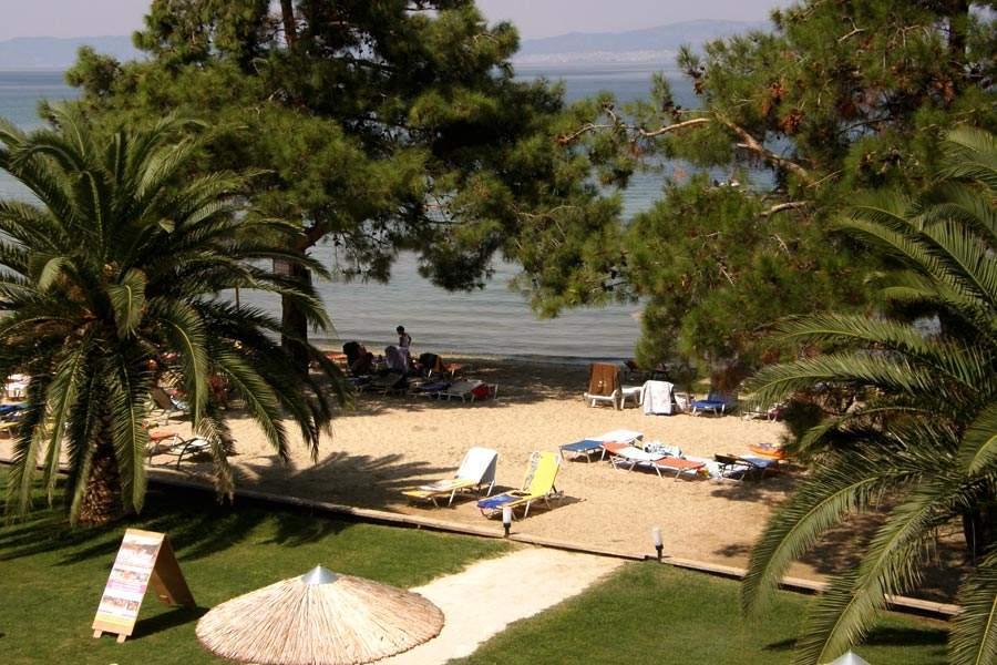 Rachoni Bay Hotel Skala Rachoni  ภายนอก รูปภาพ